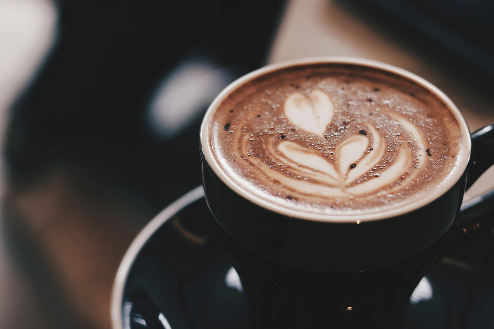 A minimalist coffee-themed high-resolution wallpaper, 42 of 63.